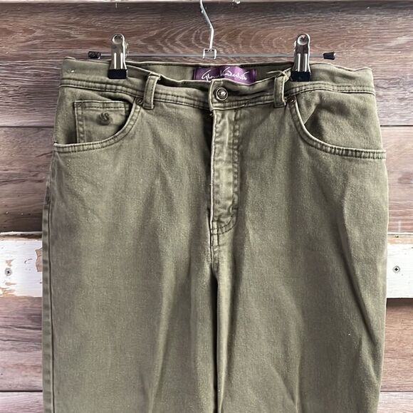Gloria Vanderbilt, Amanda Jeans, Green , Ladies Size 10 - Picture 2 of 10